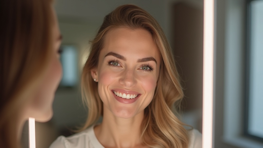 A graphic illustrating a client referral program for a PMU business.