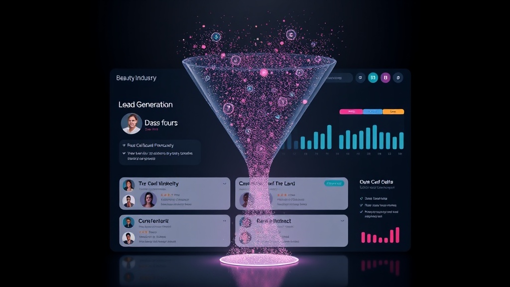 A visual representation of a PMU lead generation funnel.