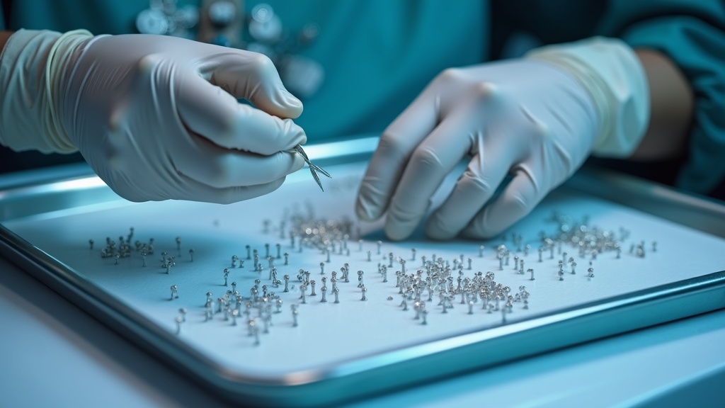 A meticulously organized and sterile PMU workstation, showcasing hygiene best practices.