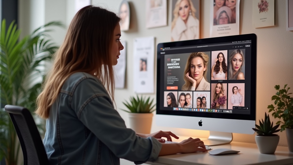 A collage of professionally designed social media posts and Reels created by PMU Society for a client.